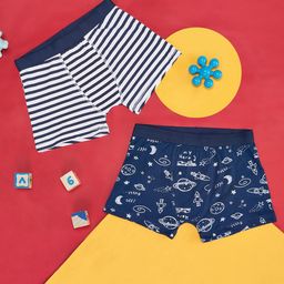 Pantaloons Junior Boys Pack Of 2 Striped Cotton Trunks 8905807645503-image-20
