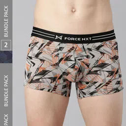Force NXT Men Pack Of 2 Assorted Pure Cotton Trunks FS-21P-PRINT1-PRINT2-PO2-picture-10