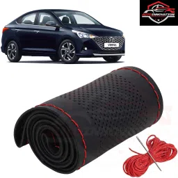 Hand Stiched Steering Cover For Hyundai Universal For Car-image-84