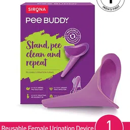 PEEBUDDY Women Stand And Pee Reusable Portable Urination Funnel image 1