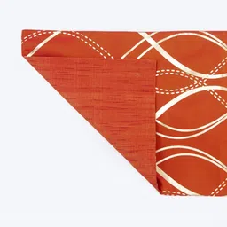 Home Centre Brown Printed Rectangular Table Runner image 5