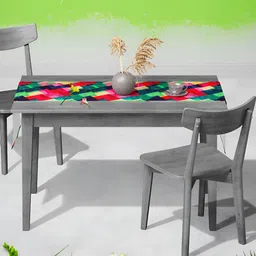 ArtzFolio Green & Red Digital Printed Table Runner image 1