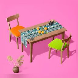 ArtzFolio Printed Dining Table Runner image 1