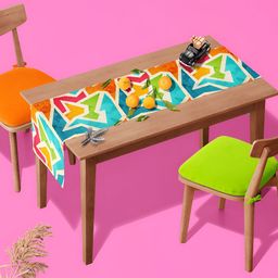 ArtzFolio Abstract Printed Table Runner image 1