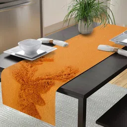 eyda Orange Tufted Pure Cotton Table Runner-47