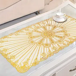 LooMantha Beige & White Printed Table Runner image 2