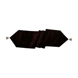 Home Heart Brown Double Layer Reversible Table Runner image 3