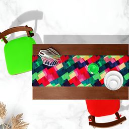 ArtzFolio Green & Red Digital Printed Table Runner image 3
