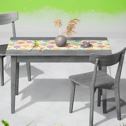 ArtzFolio Beige & Red Digital Printed Table Runner image 4