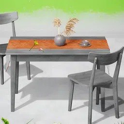 ArtzFolio Rust Abstract Printed Table Runner image 4