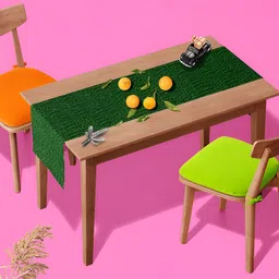 ArtzFolio Green Abstract Printed Table Runner image 4