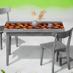 ArtzFolio Brown Printed Table Runner for Dining & Center Table image 4