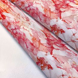 ArtzFolio Red & Grey Abstract Printed Table Runner image 5