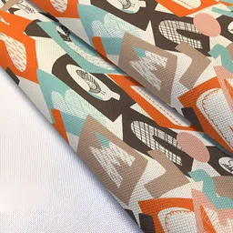 ArtzFolio Off White & Brown Quirky Printed Table Runner image 5