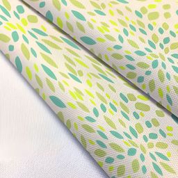 ArtzFolio White & Green Printed Table Runner image 5