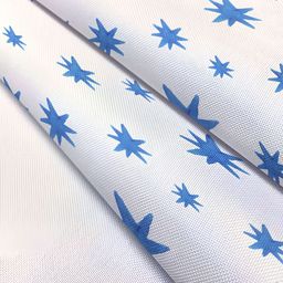 ArtzFolio White & Blue Printed Rectangular Table Runner image 5