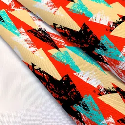 ArtzFolio Red & Beige Digital Printed Table Runner image 5