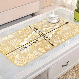 LooMantha Beige & White Printed Table Runner image 4