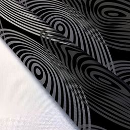ArtzFolio Grey Geometric Dining Canter Table Runner image 5