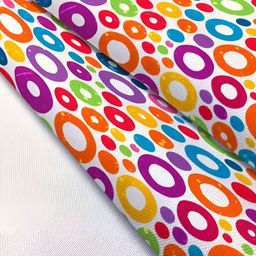 ArtzFolio White & Orange Geometric Digital Printed Table Runner image 5