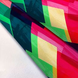 ArtzFolio Red & Green Abstract Printed Table Runner image 5