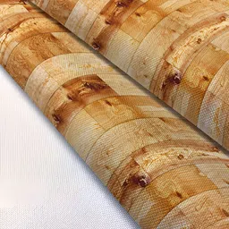 ArtzFolio Brown Abstract-Printed Edge To Edge Table Runner image 5