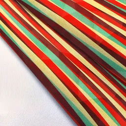 ArtzFolio Red & Green Geometric Printed Table Runner image 5