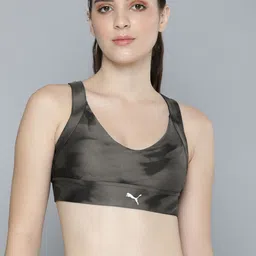 Puma Printed Ultraform Full Coverage Heavily Padded dryCELL Running Bra 52415101 image 5
