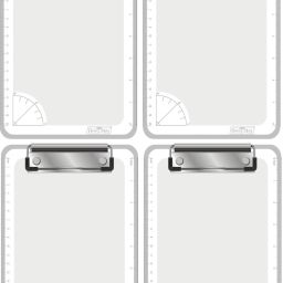 4pc White Examinatin Board | Unbreakable Paper Clipboards | Flexible Board-image-32