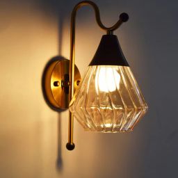 kapoor lampshades Shiny Brass Metal Wall Sconces-picture-26