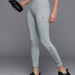 hrx by hrithik roshan Printed Women Grey Tights-picture-7