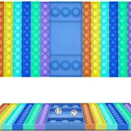 Rainbow Dice Game Pop It Toy – Fun Sensory Activity-25