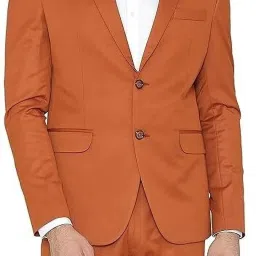 Men Solid Single Breasted Party Blazer-image-33