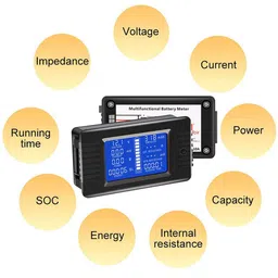 Peacefair PZEM-015 Digital Battery Tester Ammeter Voltmeter Energy Meter (Without Shunt) image 4
