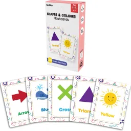1 Set of 30 Pcs Shapes & Colours Flashcards for Kids-9