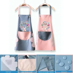 Polyester Chef's Apron - Free Size-image-2
