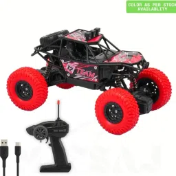 Rechargeable Off-Road Remote Control Stunt Car 4x4 RC Rock Crawler Monster Truck-image-46
