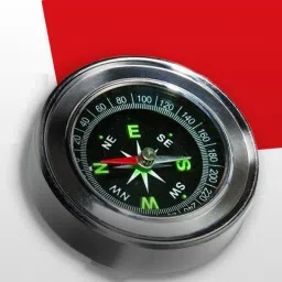 Stainless Steel Directional Pocket Magnetic Compass Compass-33