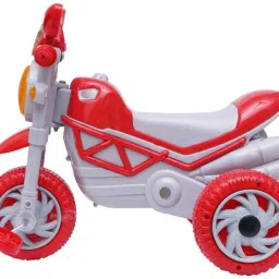 Mini Bullet Tricycle for Kids,Smart Plug n Play Kids Ride on with Storage Space CRWPREMIUM BULLET-RED Tricycle-image-50