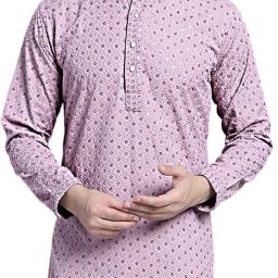 Men Embroidered Cotton Rayon A-line Kurta-image-11