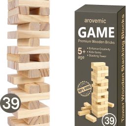 Wooden Block Puzzle Game – Jenga Tower Style Educational Toy-image-86