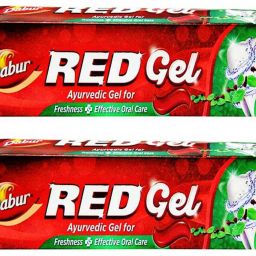 Red Gel Ayurvedic Gel For Freshness Effective Oral Care 150gm 2pc Toothpaste-image-36