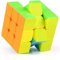 glomantic High Speed Magic Puzzle Cube Game Toy Pack of 1, Multicolor for Kids image 2