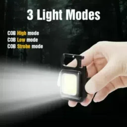 New LED Keychain Flashlight 191 Rechargeable 3 Lighting Modes With Bottle Opener 6 hrs Torch Emergency Light-5