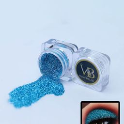 Veoni BELLE Power Shimmer Illuminator HD Holographic Glitter Eyeshadow 5g - Turquoise-image-61
