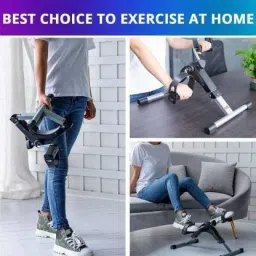 devganga Folding Peddler with Electronic Display Exercise Bike ,Mini Pedal Exerciser Mini Pedal Exerciser Cycle image 4