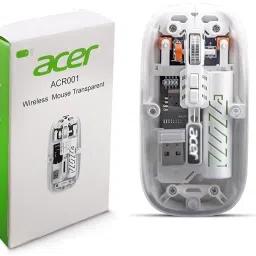 Acer Transparent Rechargeable Bluetooth Wireless Optical Mousewith Bluetooth-5