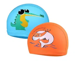 EL REGALO Kids Pack Of 2 Printed Swimming Caps-image-66