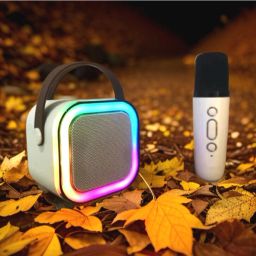 Saibaba Insulators K12 Speaker Machine Bluetooth-Compatible Wireless Karaoke Mic SpeakerHI-10 16 W Bluetooth Speaker-image-62