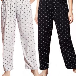 Cotton Night Dress Pyjama/Pyjami for Women Comfort For M To XL Set Of 2 Women Pyjama-image-7